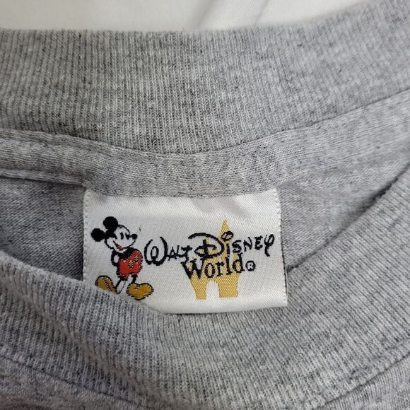 VINTAGE 90s Walt Disney World 100 years of magic Epcot hat gray T-shirt XXL - Picture 6 of 9